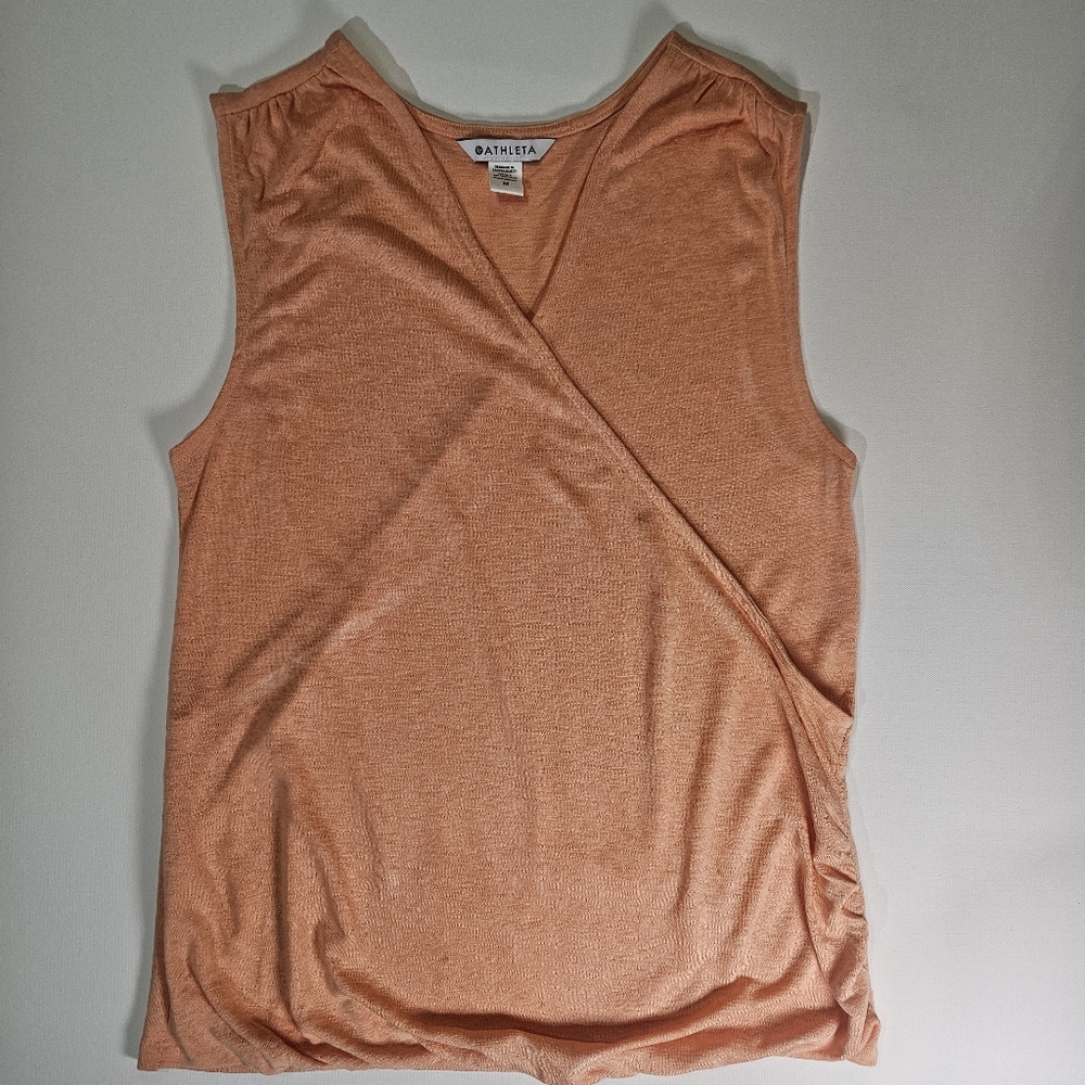 Athleta‎ Breezy Wrap Cami Tank Womens Medium Orange